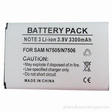 Li-ion Mobile Phone Battery for Samsung Note 3 Mini, with 3,300mAh Capacity